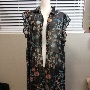 Boutique chiffon coverup .